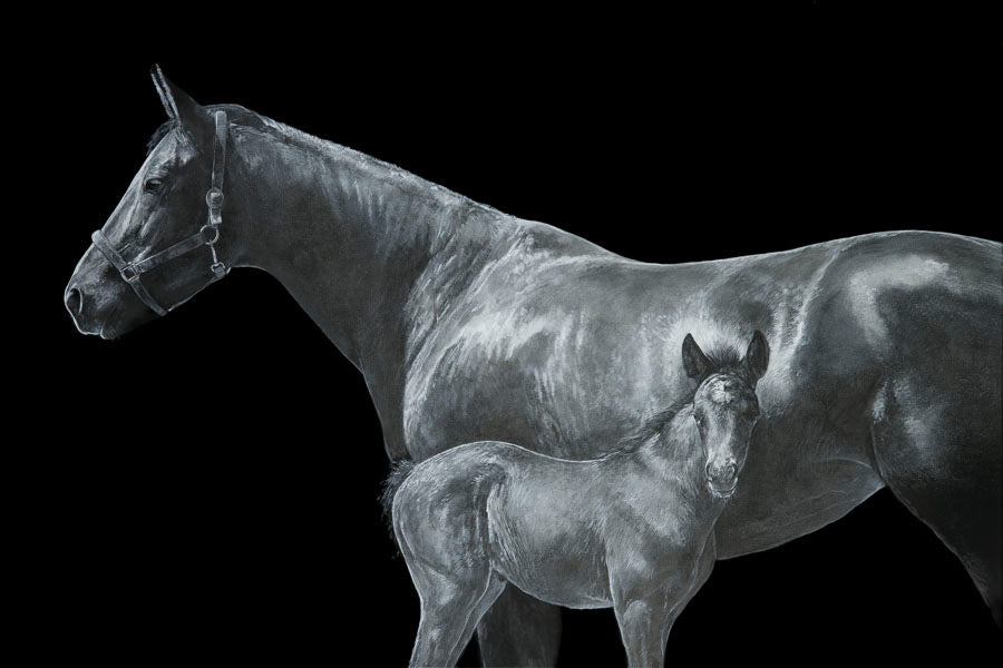 A Quiet Bond - original acrylic on linen