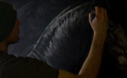 Tony Painting 'Dancing in the Dark'
