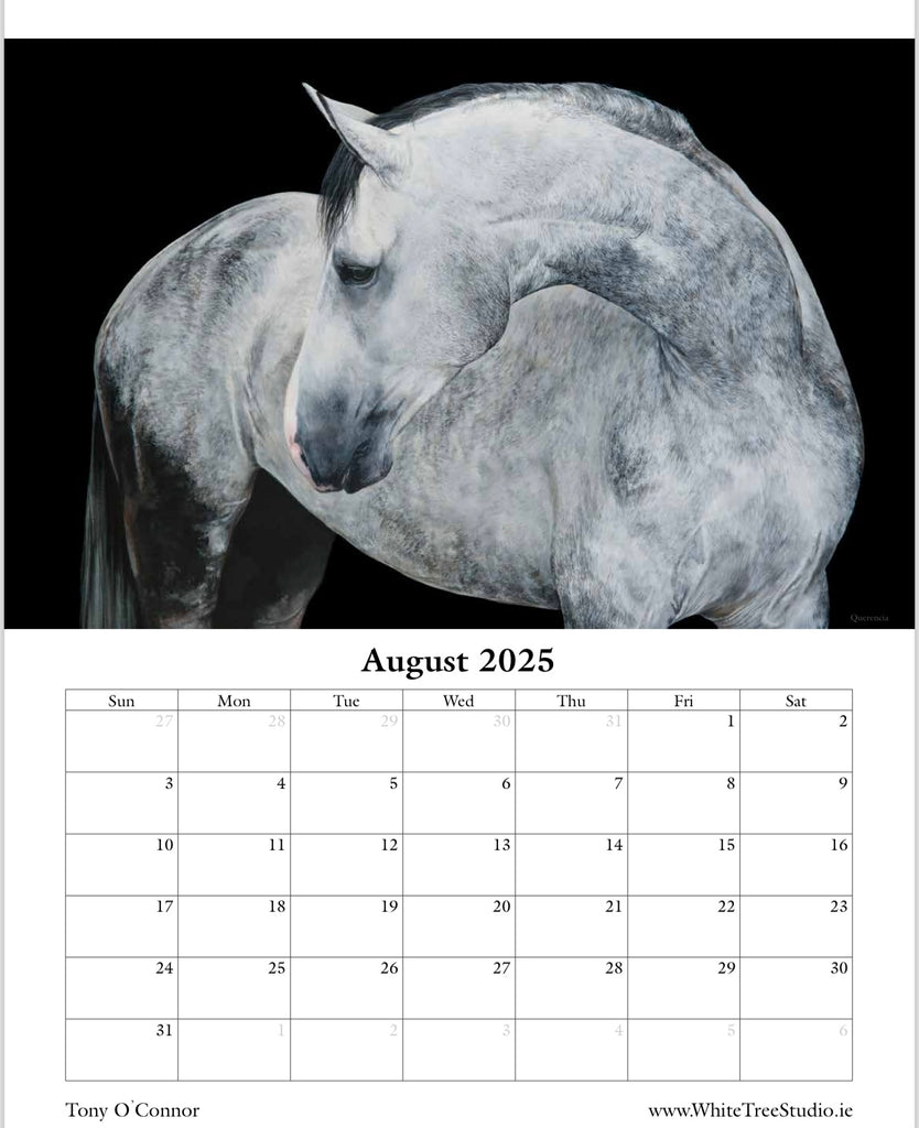 Horse Calendar 2025 September 2025
