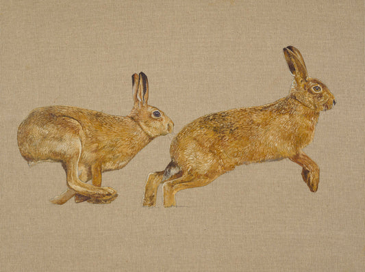 ‘RECEDING HARE LINE’ fine art giclee print